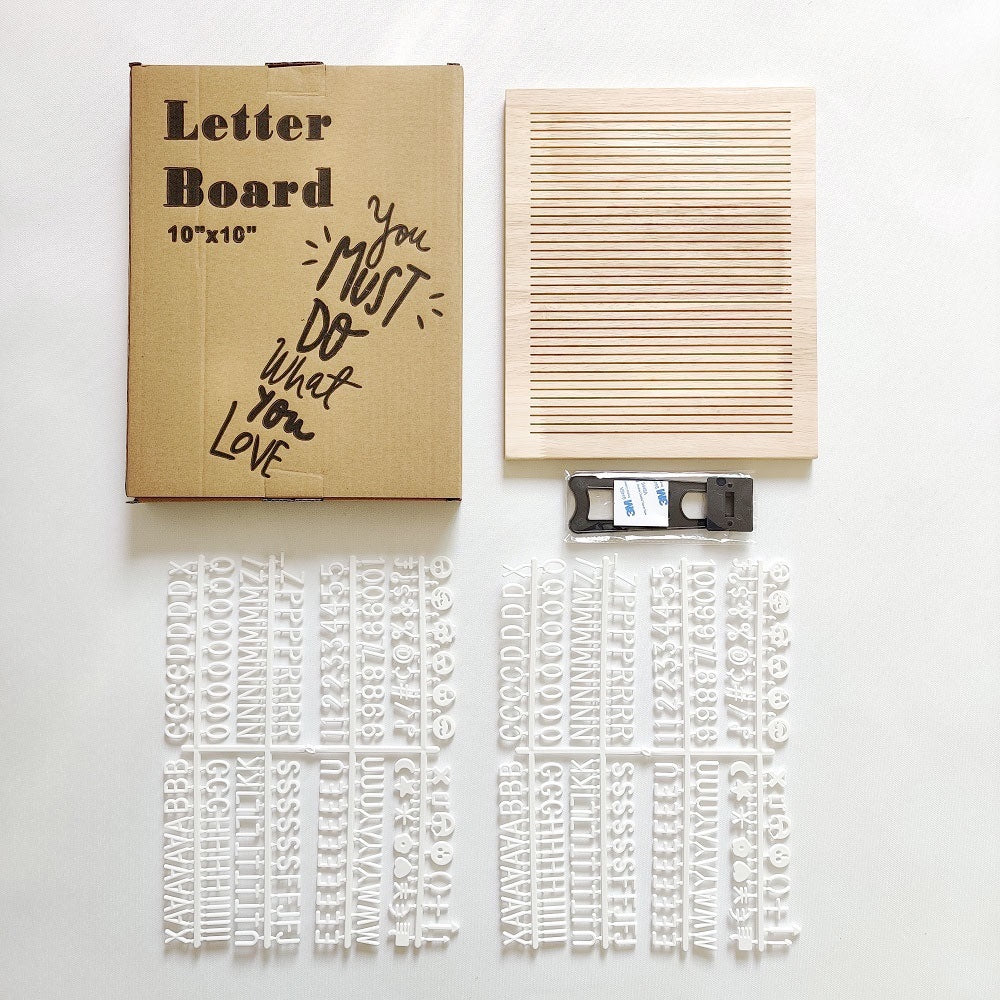 Wooden Letter Message Board Photo Decor
