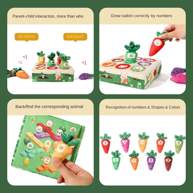 Pluck Carrots Sensory Toys