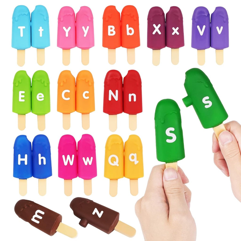 26pc Alphabet Ice Cream Matching Game