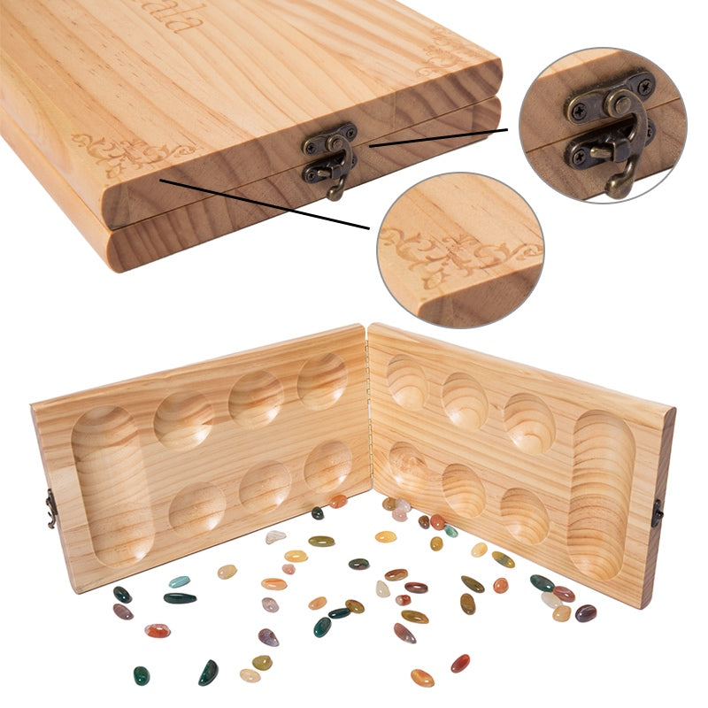 Wooden Mancala Folding Set