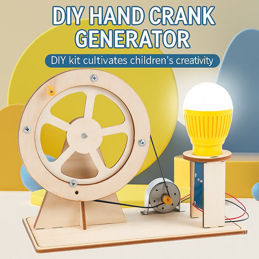 DIY Hand Crank Electricity Generator