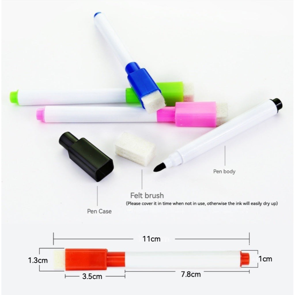 Magnetic Whiteboard Marker Pen with Eraser