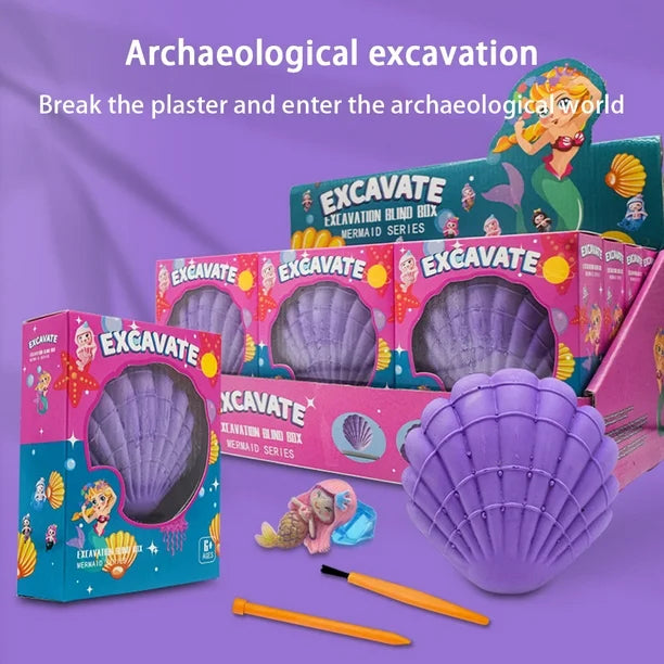 Excavate Dig Gemstone Seashell