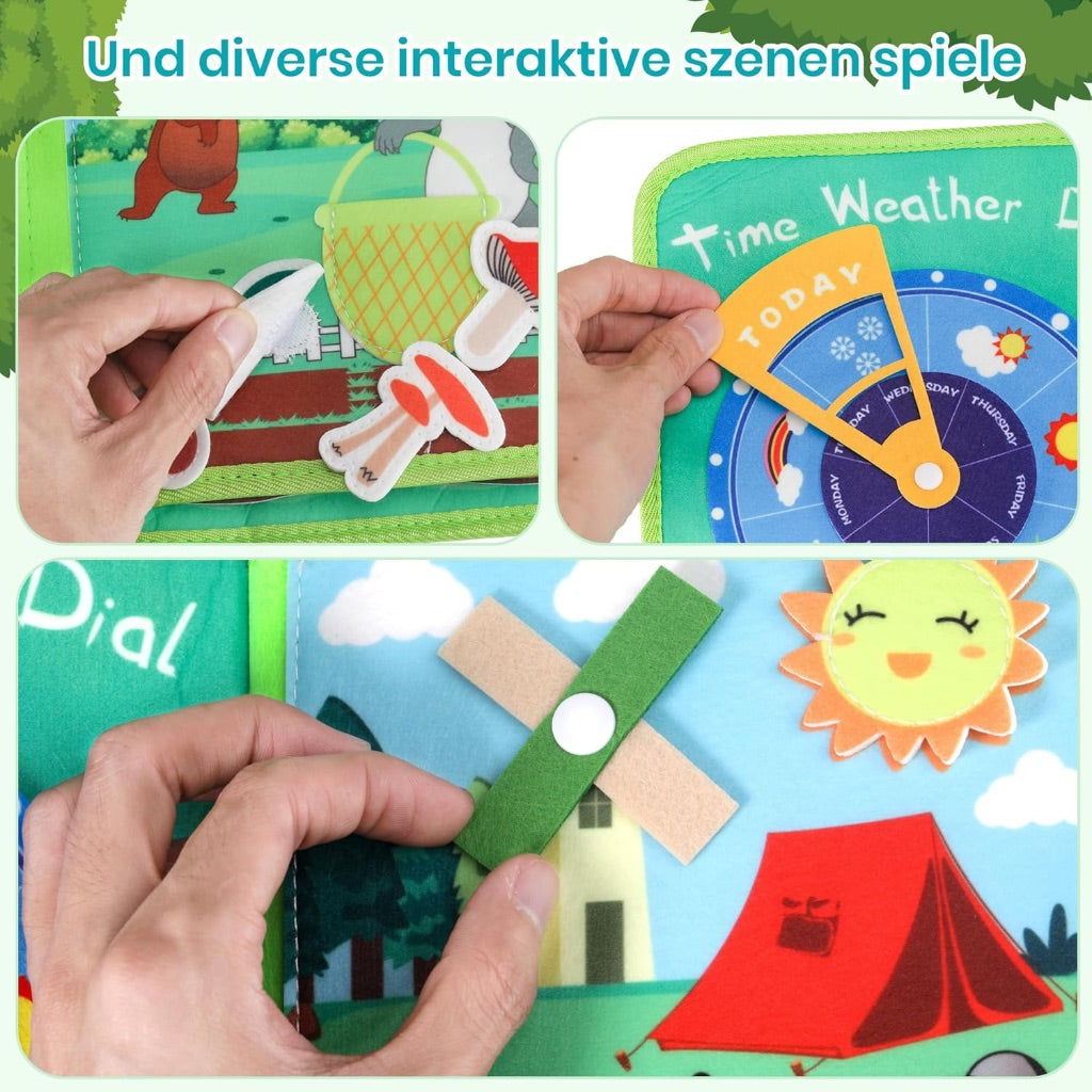 Forest Animals Busy Board Montessori Toy