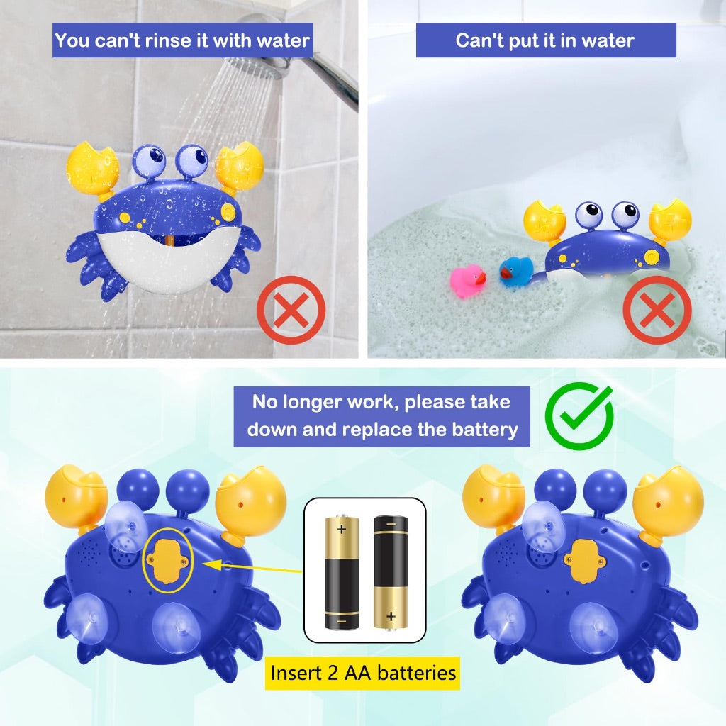 Upgraded Crab Bubble Toy
