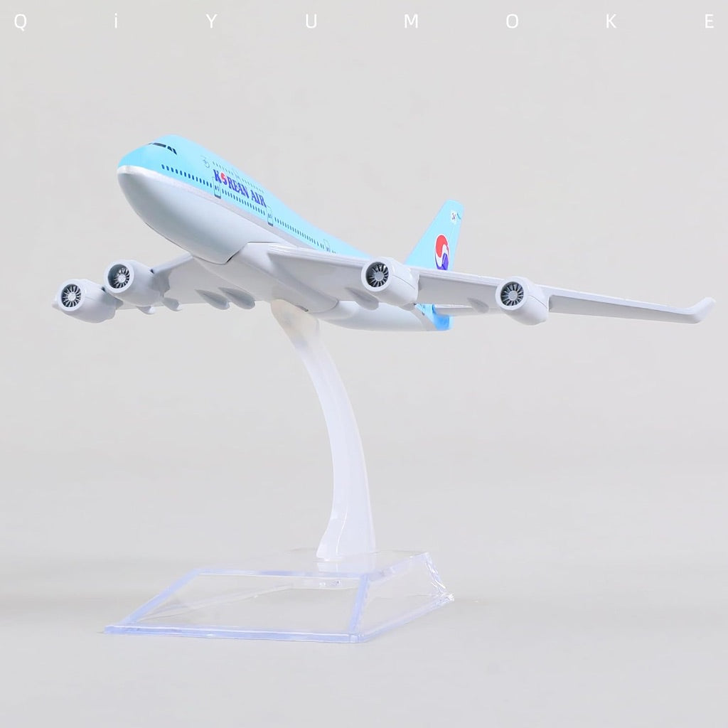 16cm Korean Airlines A380 Plane Model