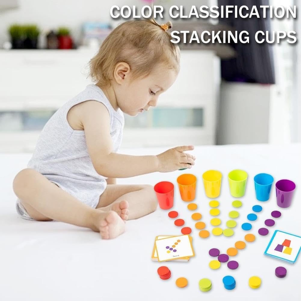 Color Classification Stacking Cups