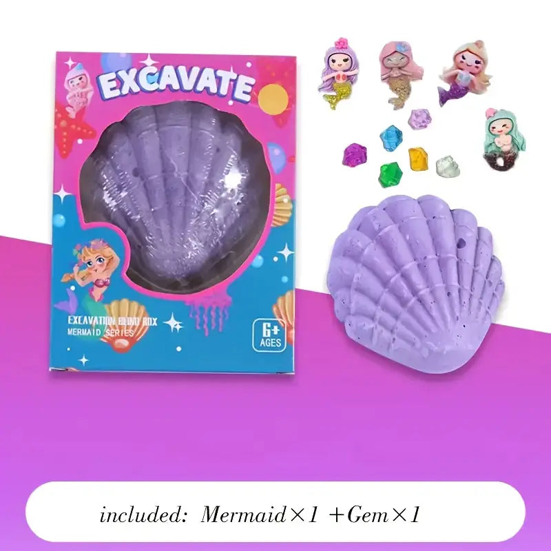 Excavate Dig Gemstone Seashell