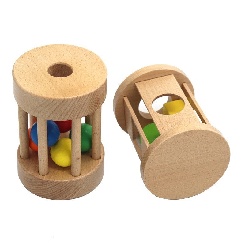 Cylinder Rolling Rattle Sorting Shapes