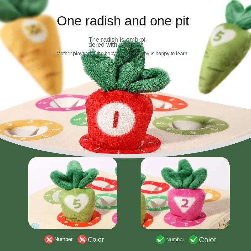 Pluck Carrots Sensory Toys