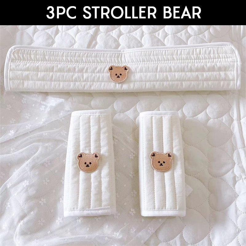 3pc Stroller Baby Drool Pads Protector