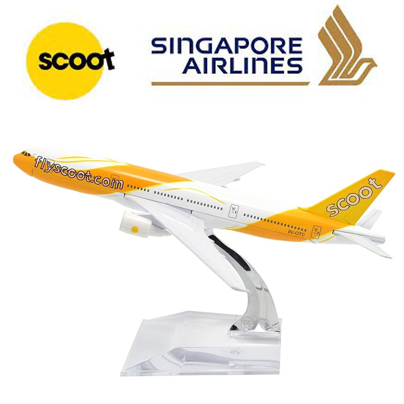 16cm B777 Scoot Airlines Model