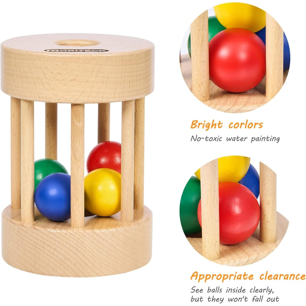 Cylinder Rolling Rattle Balls