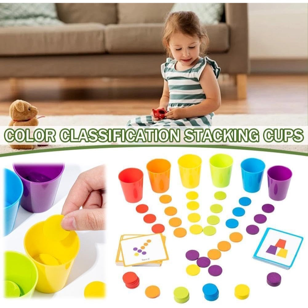 Color Classification Stacking Cups
