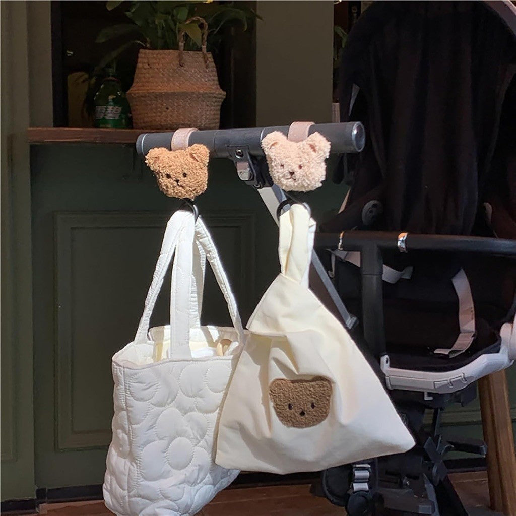 Leather Stroller Hooks