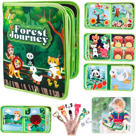 Forest Animals Busy Board Montessori Toy