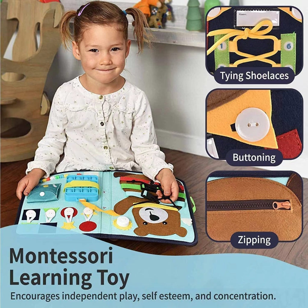 Bear Felt Busy Book