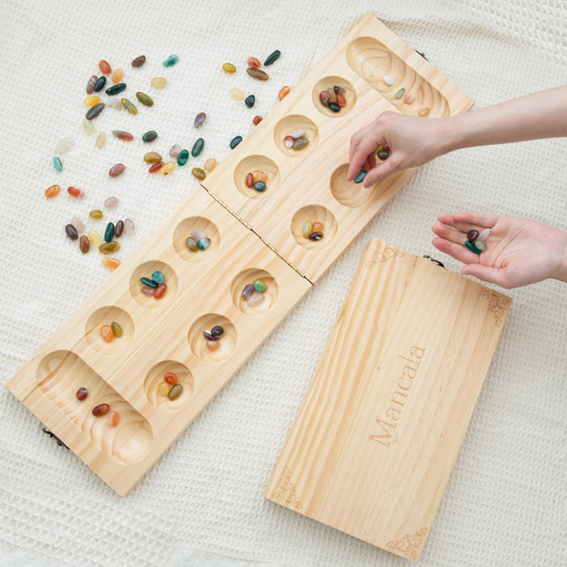 Wooden Mancala Folding Set
