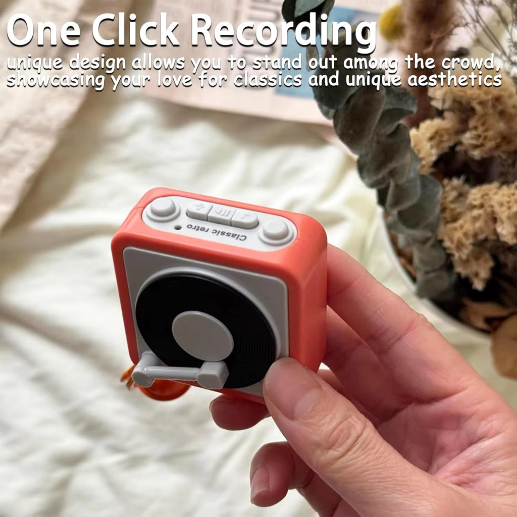 Vinyl Recorder Portable Keychain