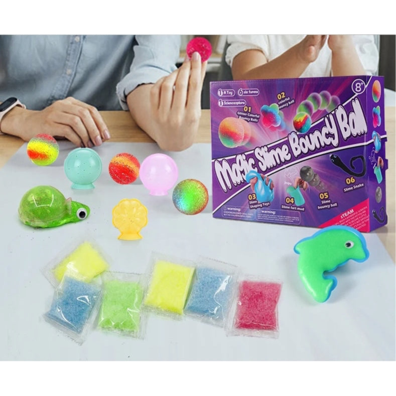Magic Slime Bouncy Balls STEM DIY Toys