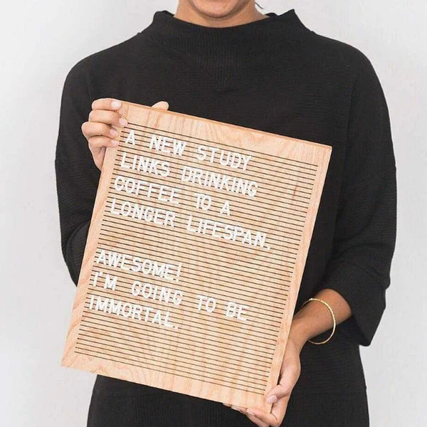 Wooden Letter Message Board Photo Decor