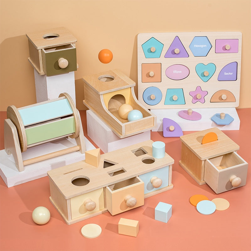 Pastel Shapes Wooden Puzzle