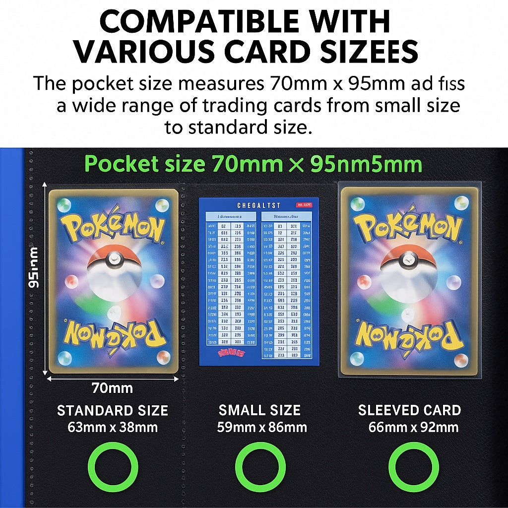 Trading Cards TCG Album Pokemon Card Folder