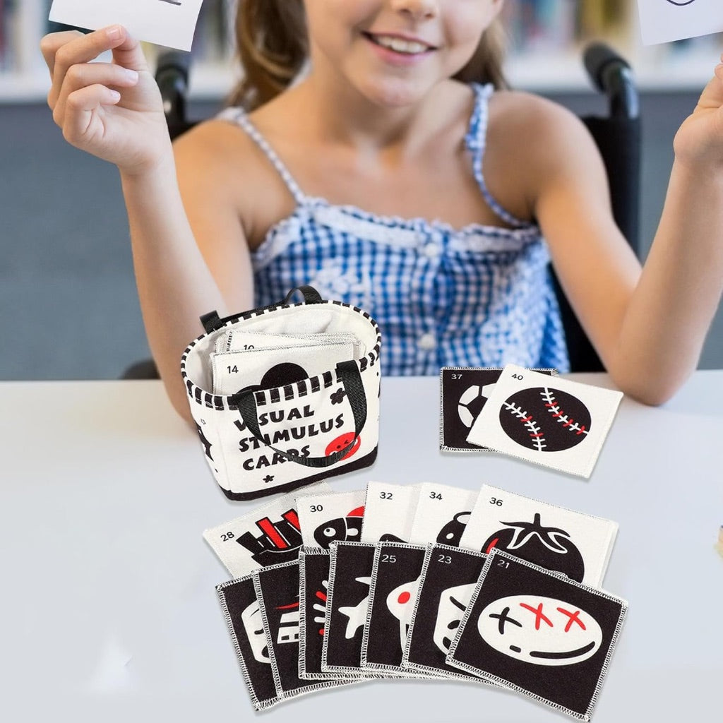 Visual Stimulus Fabric Cards