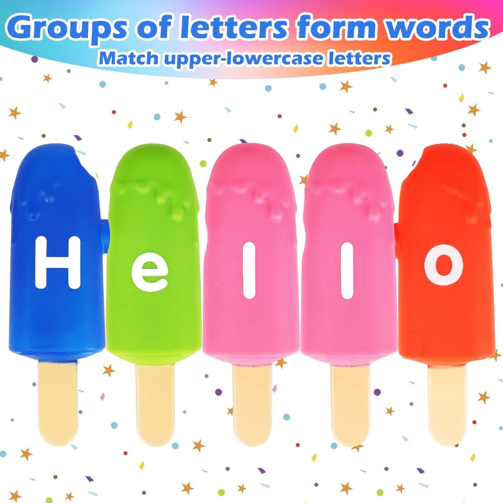 26pc Alphabet Ice Cream Matching Game