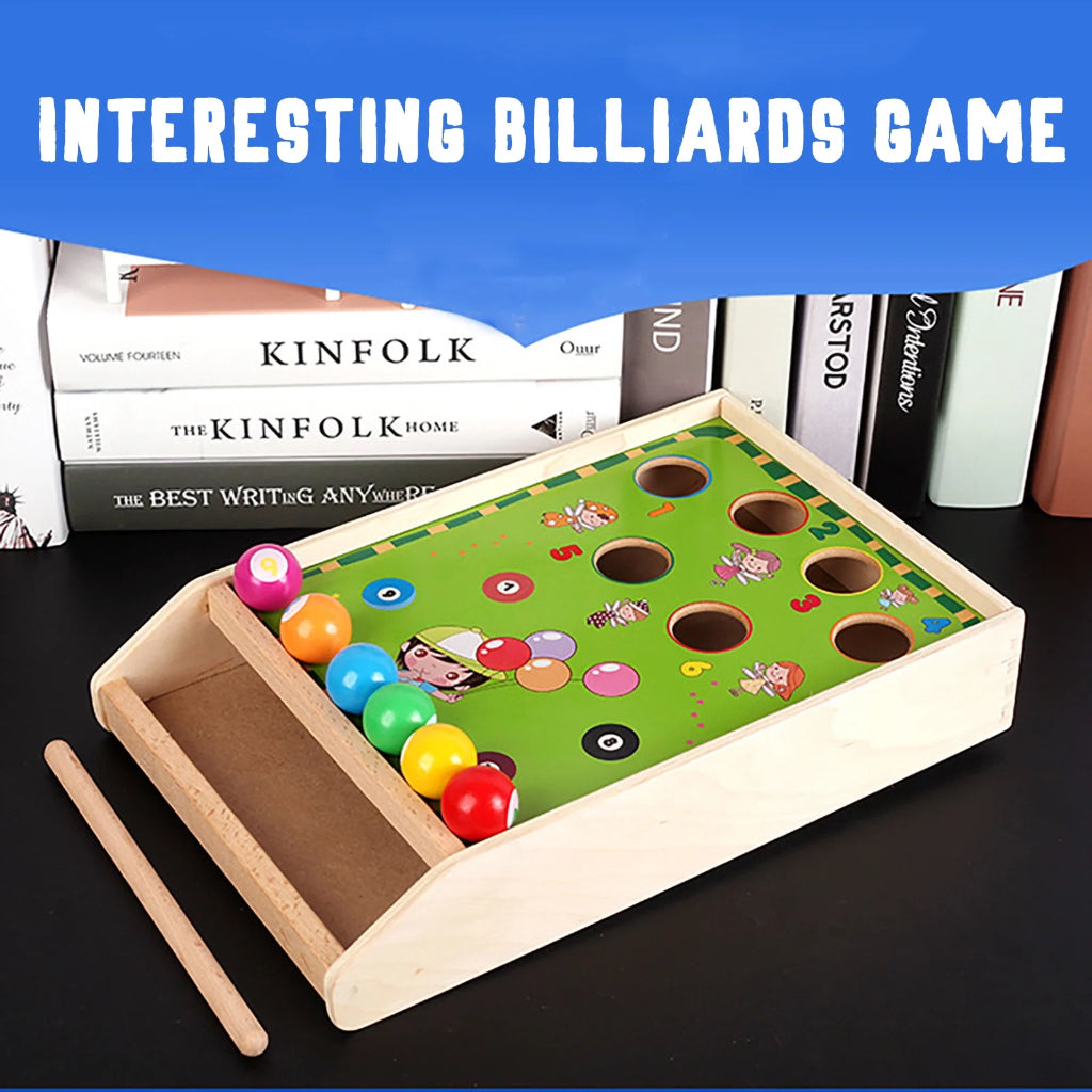 Wooden Pool Table Billiard Tabletop