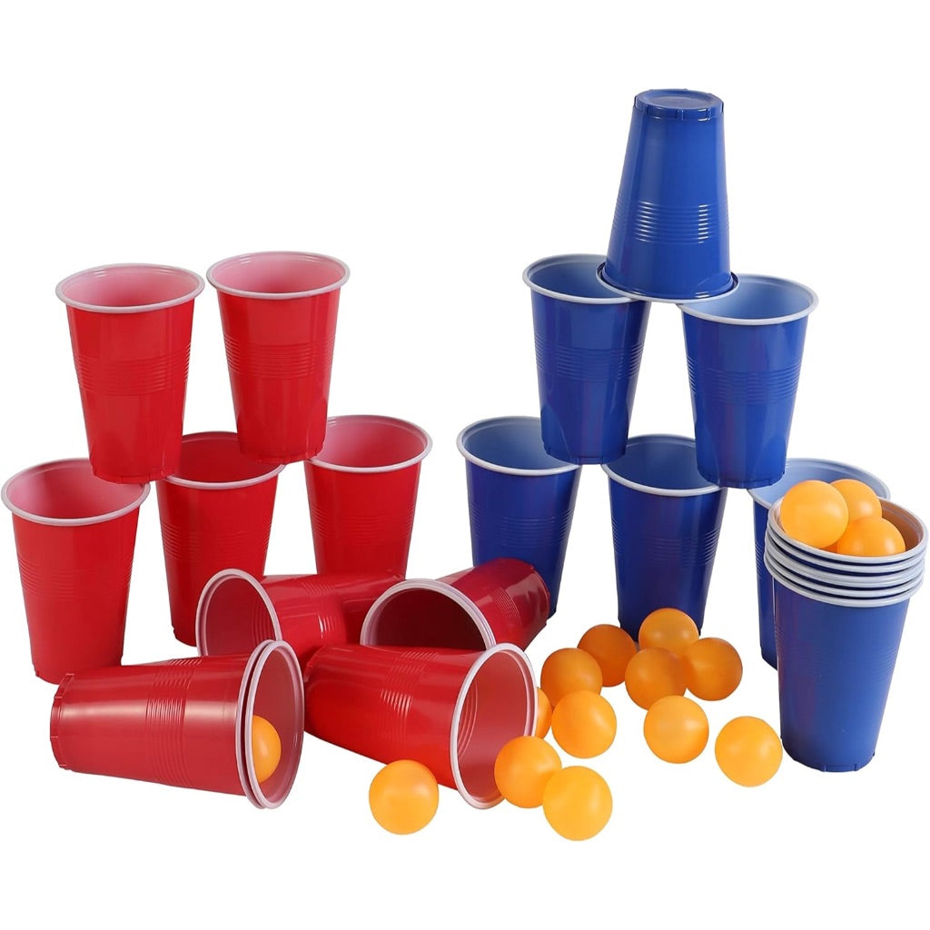 Beer Pong Game Cups Set