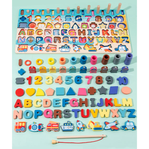 6in1 Rainbow Fishing Puzzle