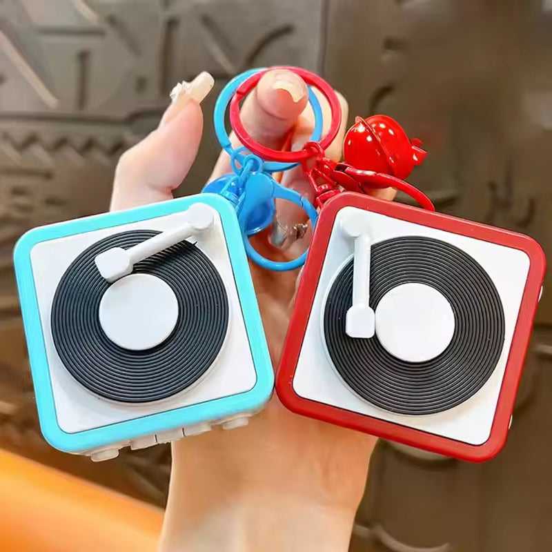 Vinyl Recorder Portable Keychain