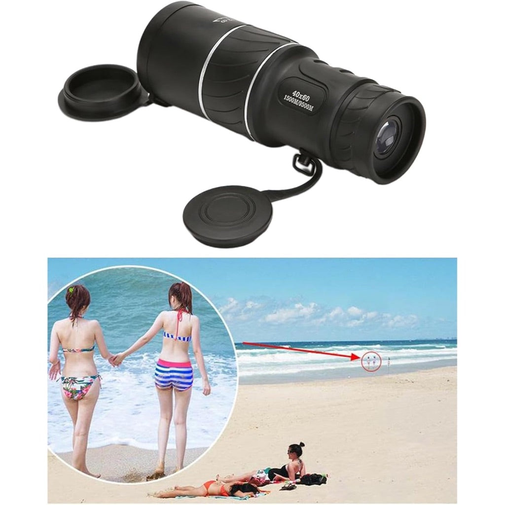 40X60 Pocket Monocular Telescope with Mobile Tripod