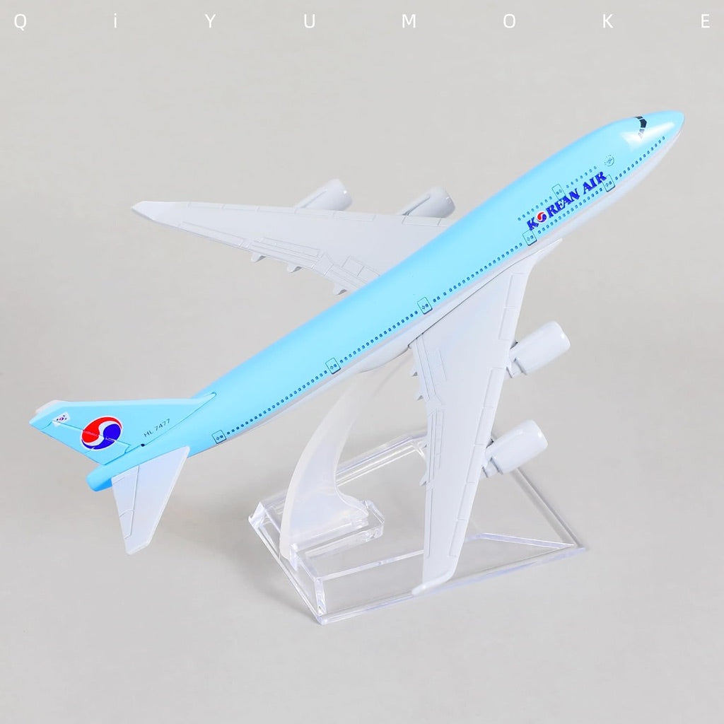 16cm Korean Airlines A380 Plane Model