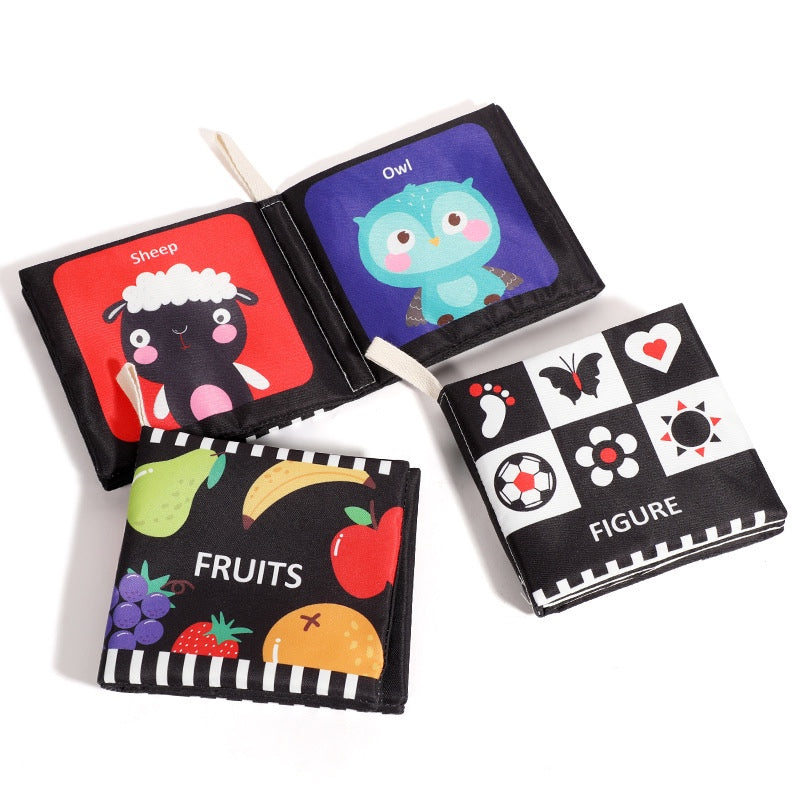 Baby Crinkle High Contrast Sensory Book