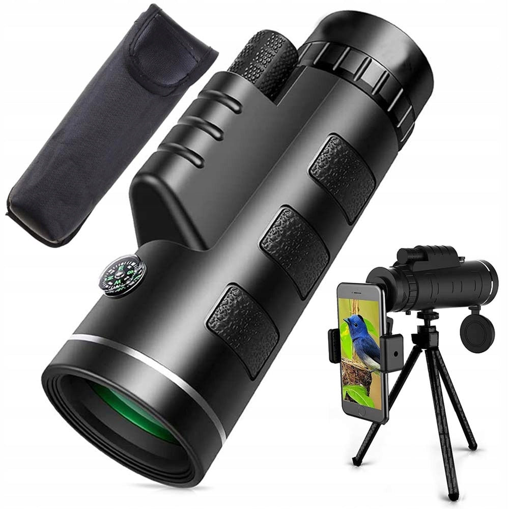 40X60 Pocket Monocular Telescope with Mobile Tripod