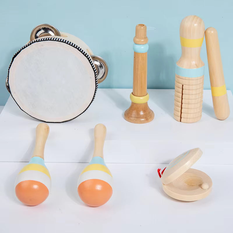 6pc Boho Musical Instruments