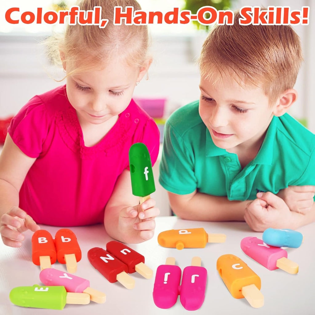 26pc Alphabet Ice Cream Matching Game