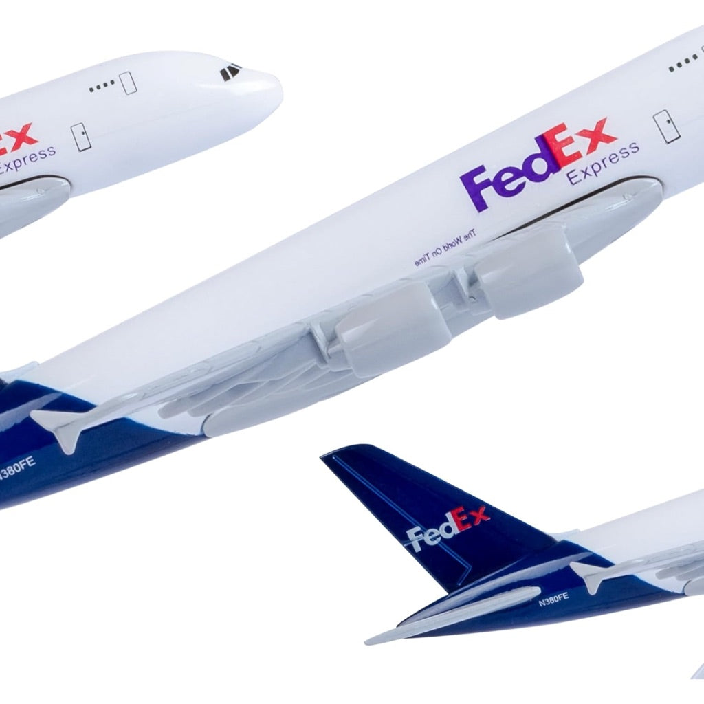 16cm FedEx A380 Plane Model