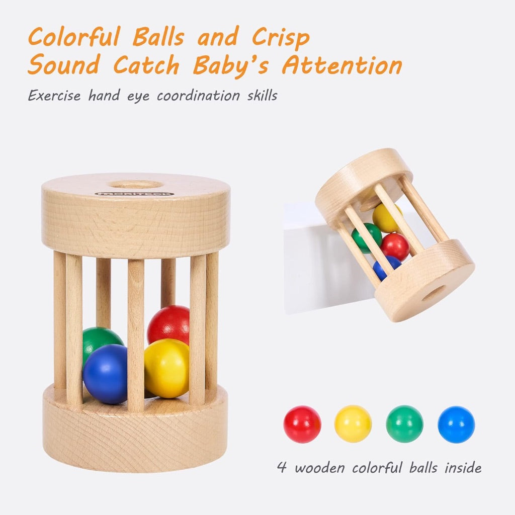 Cylinder Rolling Rattle Balls
