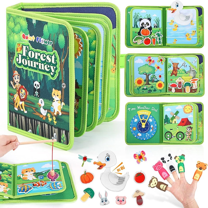 Forest Animals Busy Board Montessori Toy