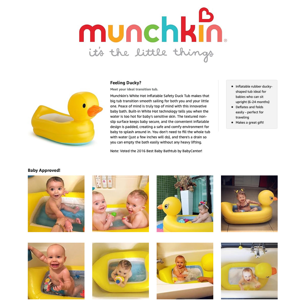Yellow Duck Baby Tub