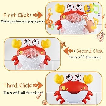 Upgraded Crab Bubble Toy