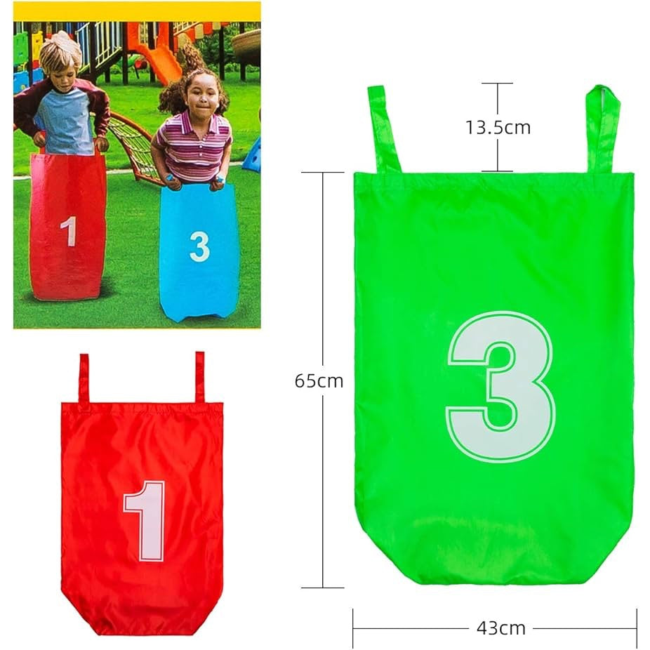 4pc Sack Kids Race Bags
