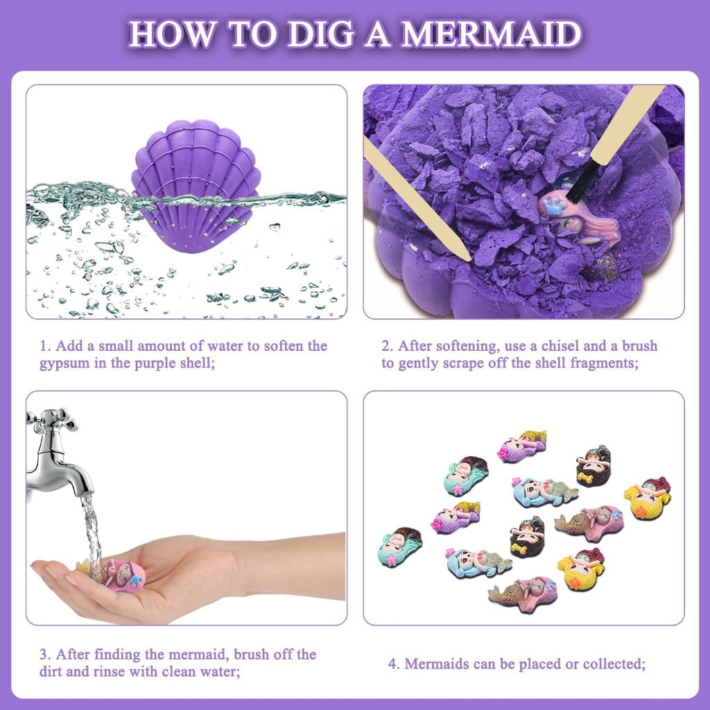 Excavate Dig Gemstone Seashell