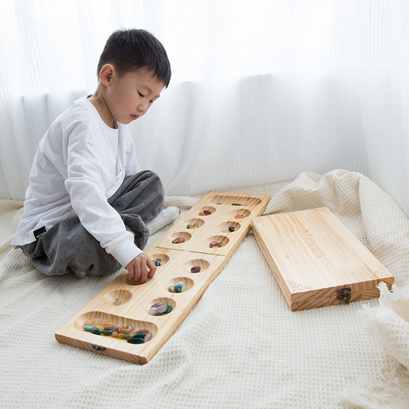 Wooden Mancala Folding Set