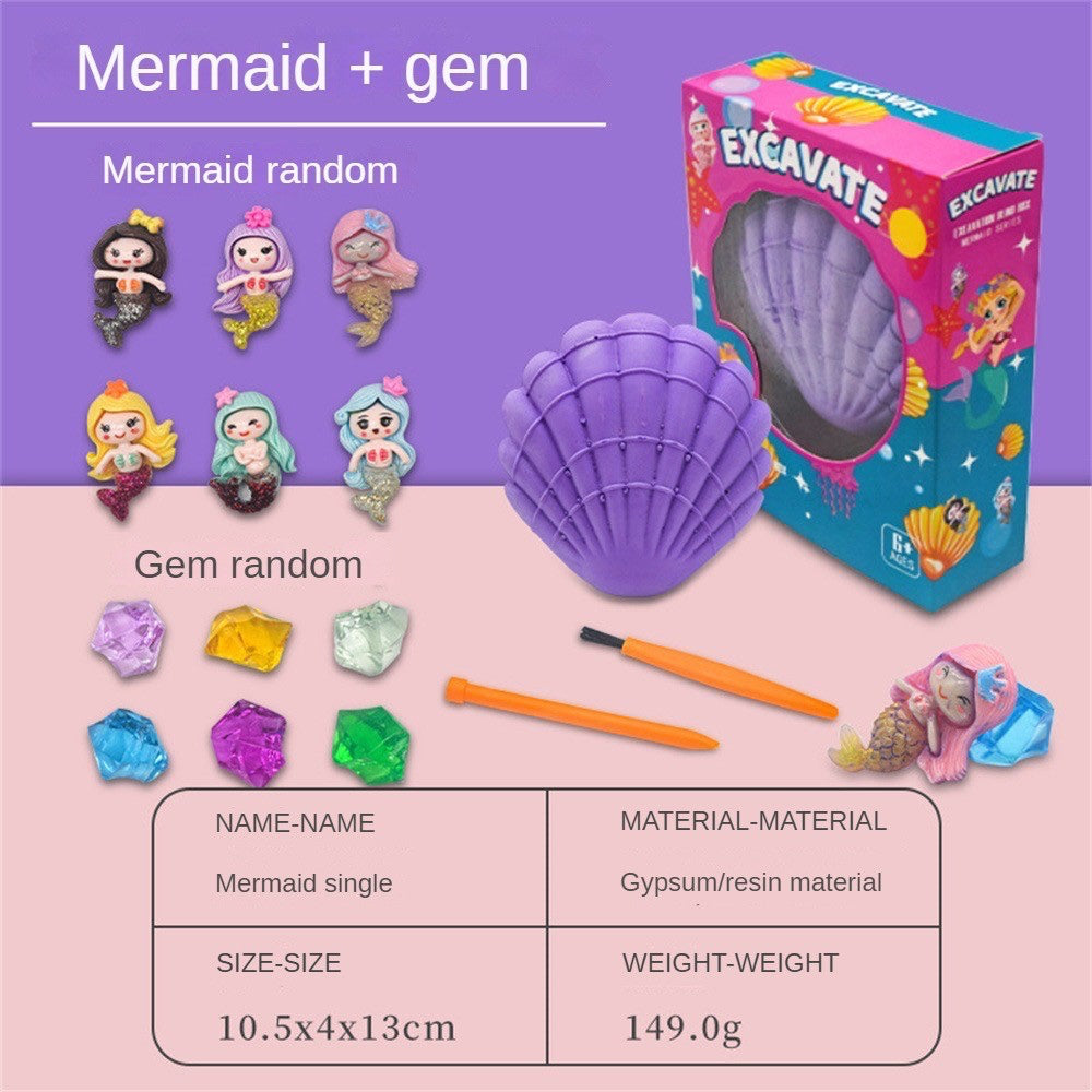 Excavate Dig Gemstone Seashell