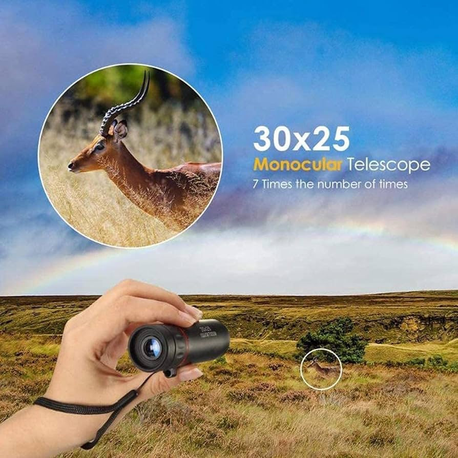 30x25 Pocket Monocular Telescope