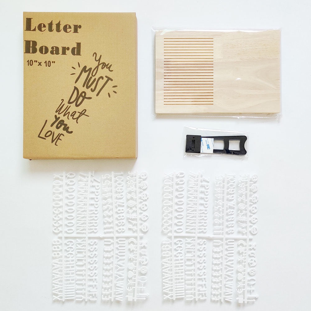Photo Frame Wooden Letter Board Home Decor